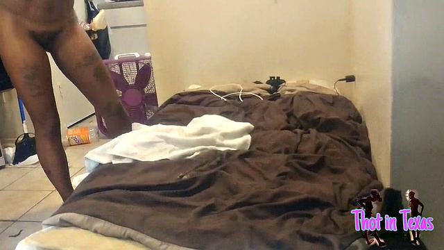 Watch this Texas Cuckold MILF tag team two cumshots on her ass in this hot homemade video