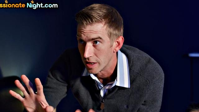 Big-titted ginger babe and inked slut rammed in 3-way