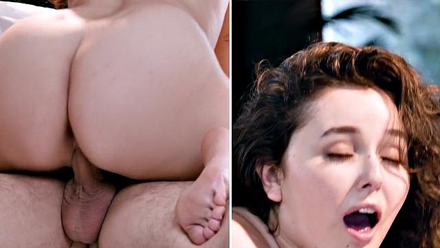 Big babe loves riding BF's cock in passionate affair