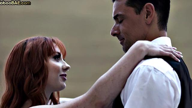 Ginger babe banged by her boss