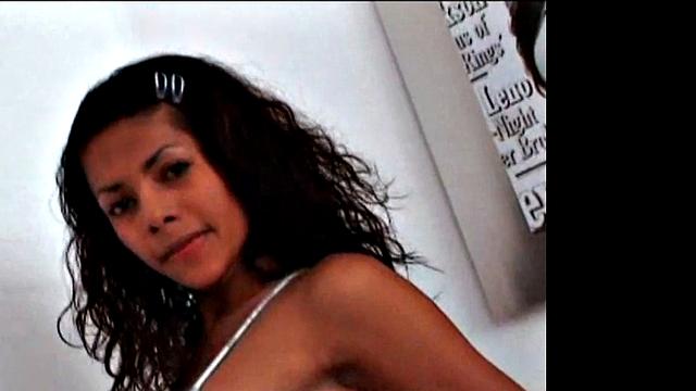 Carina 18 with tight Pussy Rubbing