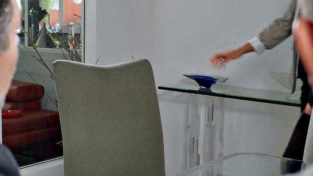 Office babe double penetrated in threesome