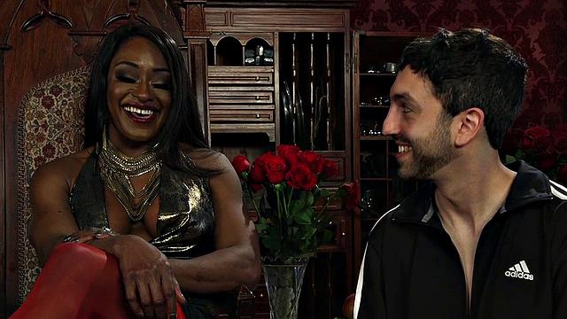 Male gaping after pegging session