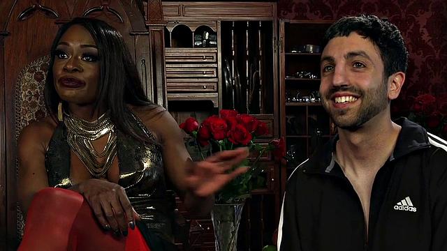 Male gaping after pegging session