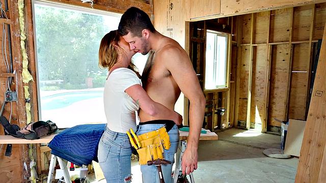 MommyBlowsBest - Hot Tattooed Milf Gets on her Knees to Suck