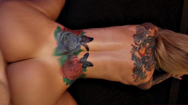 Busty tattooed stepmommy in POV fucked by kinky stepson