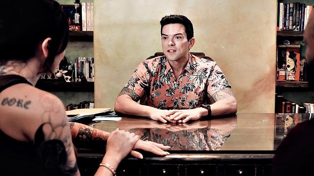 Taboo stepbrother analyzed outdoors by muscled stepbro