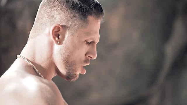 Taboo stepbrother analyzed outdoors by muscled stepbro