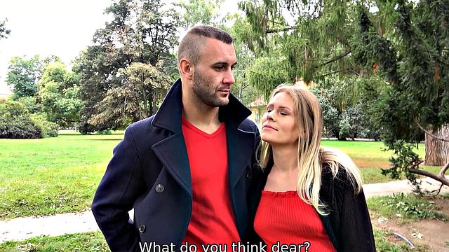 Pregnant wife gets a hand in the kitty while husband's away