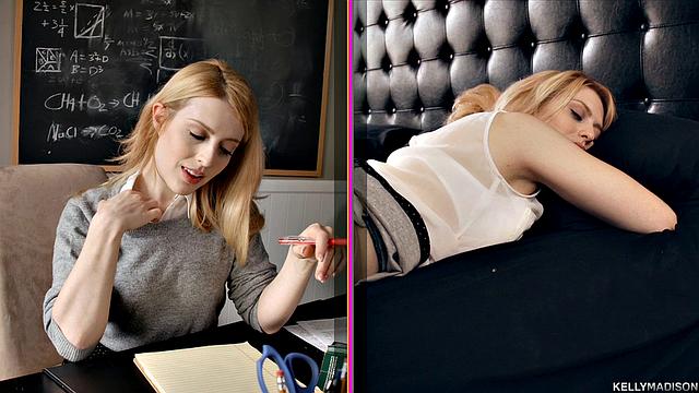 страстная училка срывает трусы и принимает в себя на парте