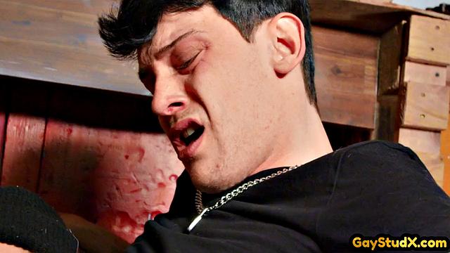 Ink Maledom gives spanking to skater boy