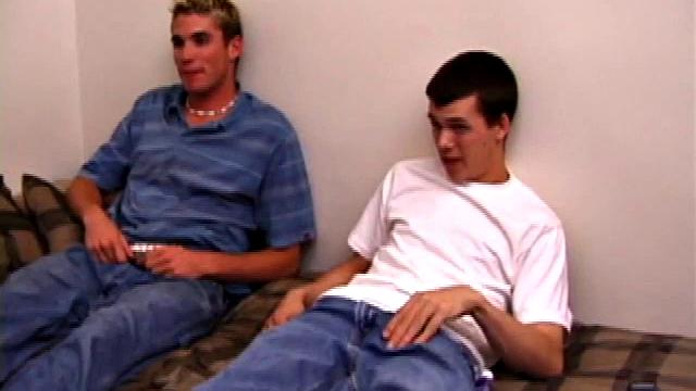 Matthew is with Ashton for a little fun with each other. The boys get naked and stroke up their boners. Then Matthew goes down on his friend. He asks Ashton if he would like to return the favor, but the boy declines.