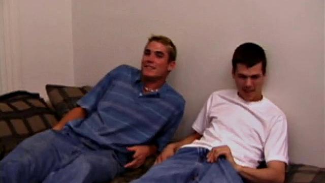 Matthew is with Ashton for a little fun with each other. The boys get naked and stroke up their boners. Then Matthew goes down on his friend. He asks Ashton if he would like to return the favor, but the boy declines.