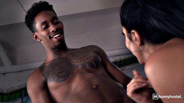 Naughty pizza delivery