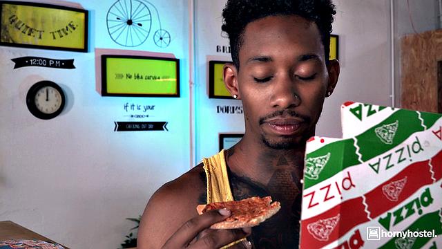 Naughty pizza delivery