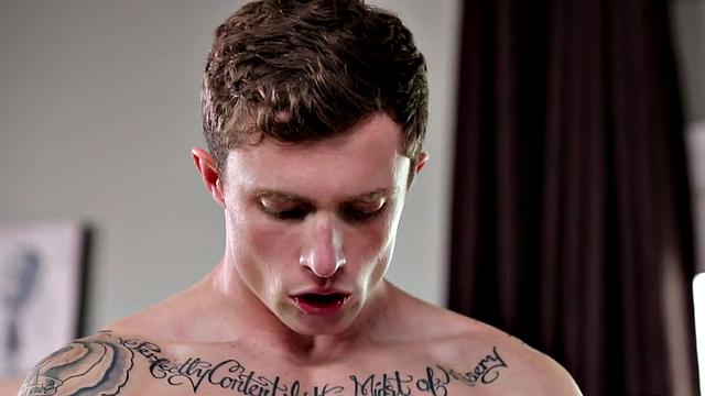 Amateur athletic jock fucks BF at home after sucking