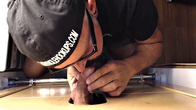 Tattooed Man At The Gloryhole