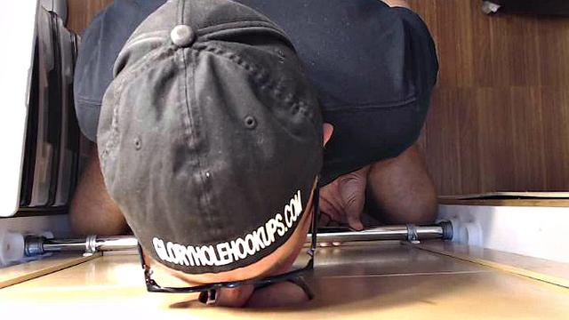 Tattooed Man At The Gloryhole