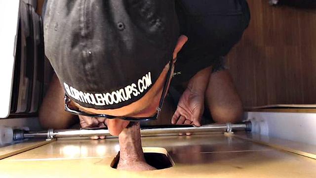 Tattooed Man At The Gloryhole