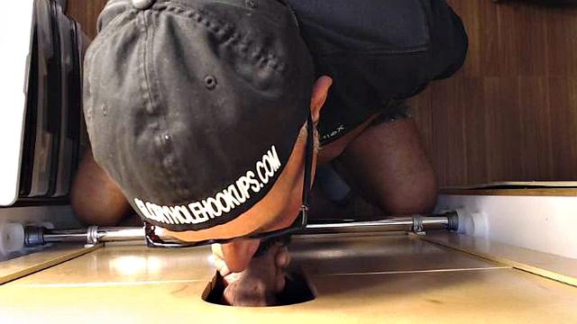 Tattooed Man At The Gloryhole