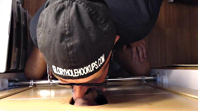 Tattooed Man At The Gloryhole