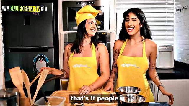 Clara Wellen loses control and sucks her opponent's breasts!