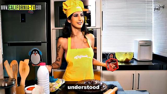 Clara Wellen loses control and sucks her opponent's breasts!