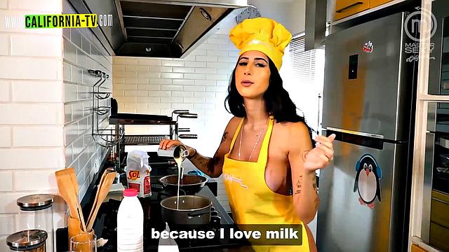 Clara Wellen loses control and sucks her opponent's breasts!