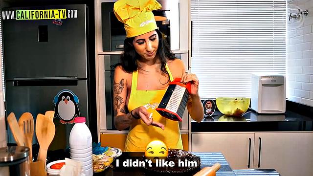 Clara Wellen loses control and sucks her opponent's breasts!