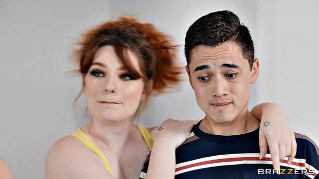 Cosplay MILF Creeps On a Couple