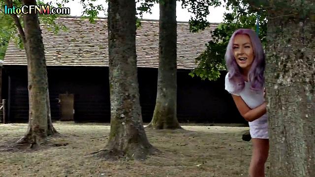 CFNM sluts deepthroating lucky guy's dick