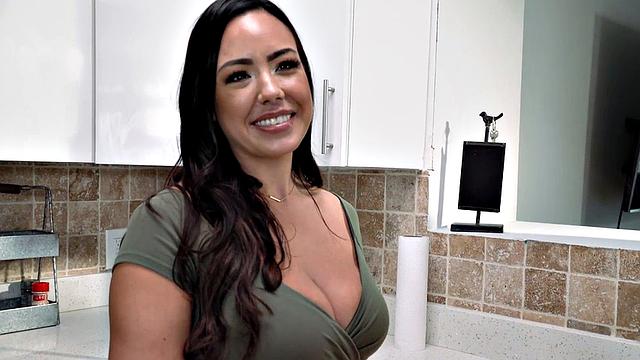 Boss's petite maid deepthroats and gets fucked hard by boss