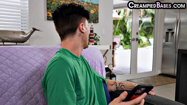 Big-titted bikini MILF pounded outdoors