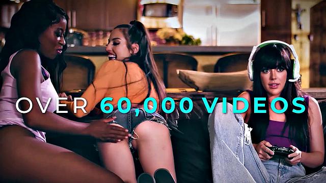 MOMMY'S GIRL - Stacked Jelena Jensen Gets Invested In Stepdaughter Alex Chance's Breasts