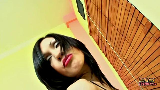 Liz Shows Up To Share That Tranny Cock - Celeste And Liz Cordoba