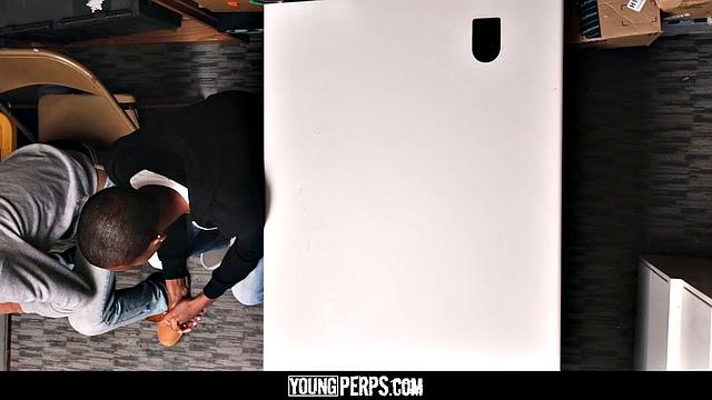two guys get caught and decide to handle the 'case' with their cocks instead