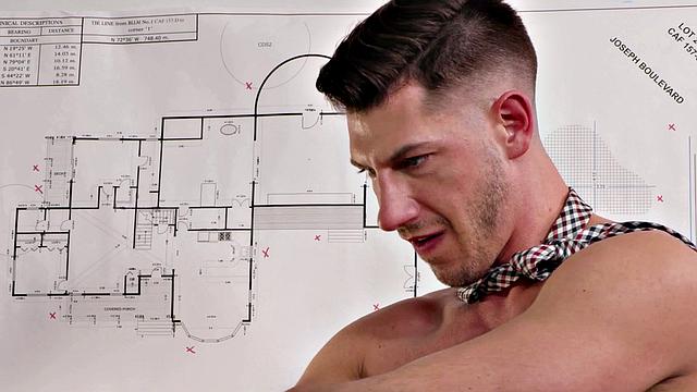 HETEROFLEXIBLE - Caught Jerking Off, Trevor Brooks Gives His Ass To Hung Boss Jordan Starr