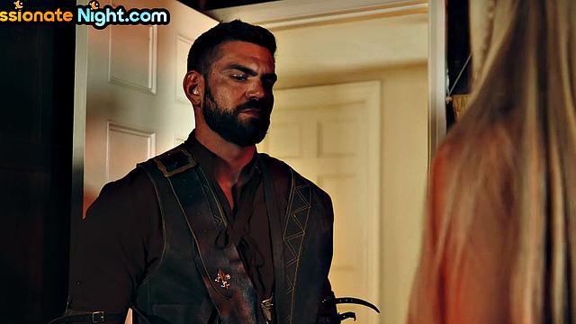 Warrior lez sluts licking her GF after battle