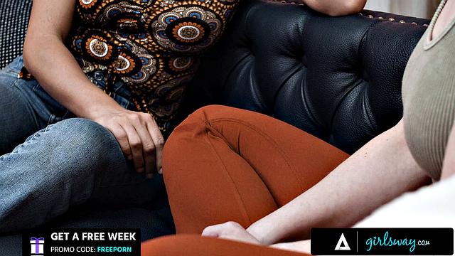 GIRLSWAY - Redhead MILF Siri Dahls Recovery Aided By Bestie LumiRays Sensual Touch