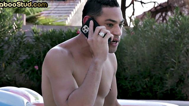 Weird stud assfucked in taboo 3some with stepcousins