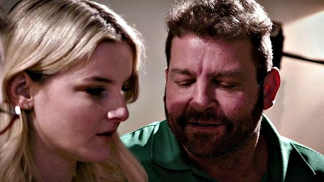 Cute Teen Eliza Eves Has A Wild Threesome With Two Older Men