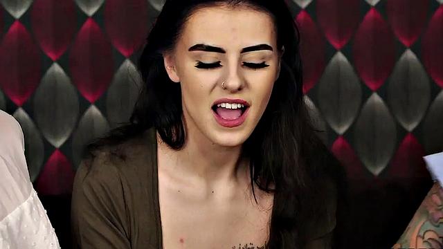 CFNM lady enjoys sucking nice cock with her best friends