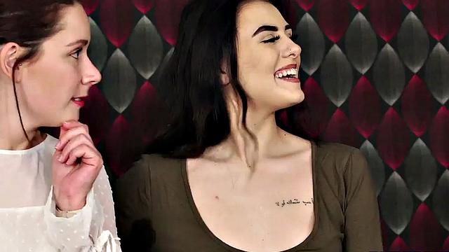 CFNM lady enjoys sucking nice cock with her best friends