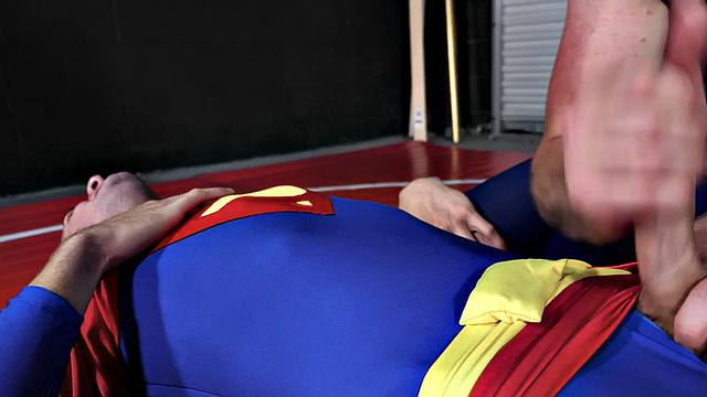 Wrestling jock fucked by his friend