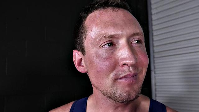Wrestling jock fucked by his friend