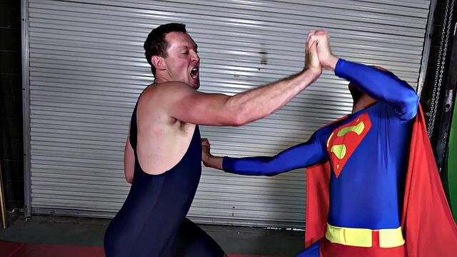 Wrestling jock fucked by his friend