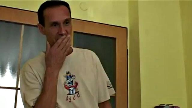 Teen blows grandpa's cock eagerly