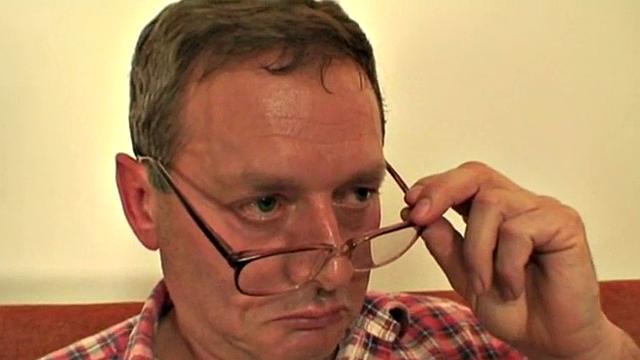 Teen rides old man in a three-way