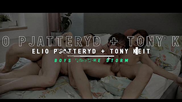 Boys In The Rainstorm