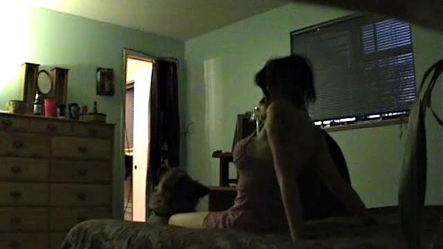 Mature MILF Shows Off Her Fake Tits And Blows Plumber's Cock